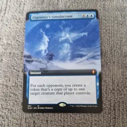 MTG - Elminster's Simulacrum Extended Art - Commander Legends Baldur's Gate - Image 1