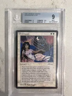 MTG Arabian Nights Shahrazad BGS Graded 9 Mint NM Unplayed Mtg Not PSA - Image 1