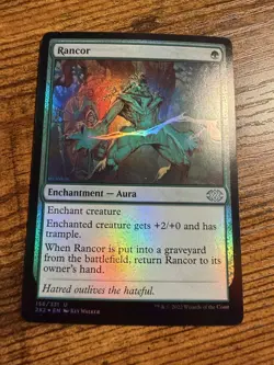 MTG Magic The Gathering FOIL Rancor - Image 1