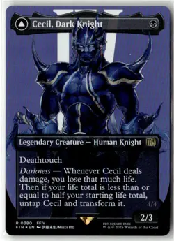 Cecil, Dark Knight (Borderless) R FINAL FANTASY 380 NM - Image 1
