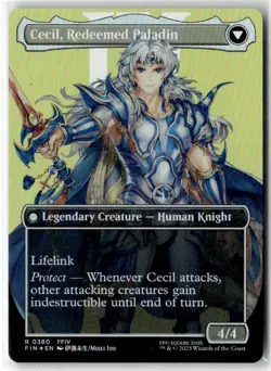 Cecil, Dark Knight (Borderless) R FINAL FANTASY 380 NM - Image 2