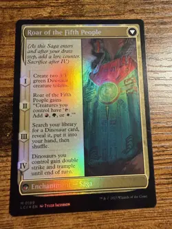 MTG Magic The Gathering FOIL Huatli Poet of Unity Roar of the Fifth People - Image 2
