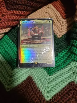 MTG Universes Beyond Fallout Commander Hail Caesar Sealed Just Deck - Image 1