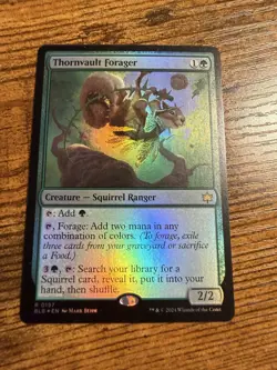 MTG Magic The Gathering FOIL Thornvault Forager - Image 1