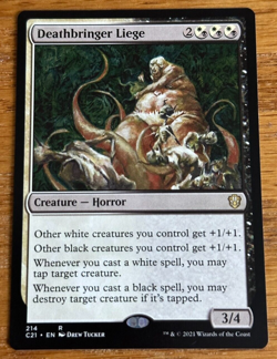 MTG Commander 2021, Deathbringer Liege - Image 1