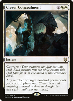 Clever Concealment [Phyrexia: All Will Be One Commander] Magic MTG - Image 1