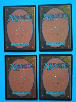 Magic the Gathering MTG Tempest RAIN OF TEARS X 4 ( 2 LP/EX & 2 MP) U 1997! - Image 2