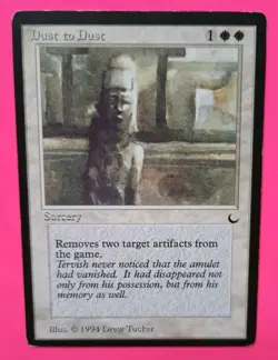 Magic the Gathering MTG The Dark DUST TO DUST LP/EX C 1994 Nice! - Image 1