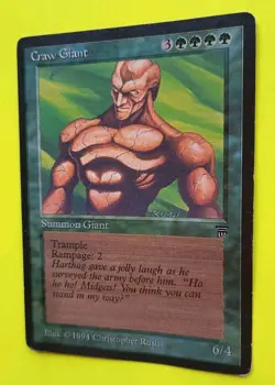Magic the Gathering MTG Legends CRAW GIANT LP U 1994 Vintage!! - Image 2