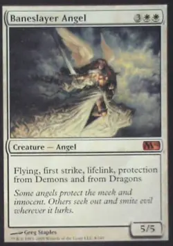 Baneslayer Angel - Magic 2011 (M11): #7, Magic: The Gathering Lp C283 - Image 1