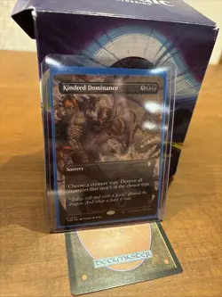1 x Kindred Dominance - Borderless - Commander Masters - NM-Mint - MTG - Image 1