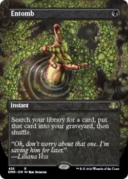 Entomb (Borderless) Dominaria Remastered Regular - Image 1