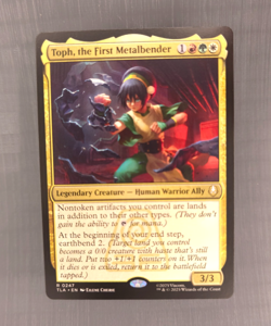 MTG Toph, the First Metalbender, Avatar The Last Airbender, Magic M / NM TLA - Image 1