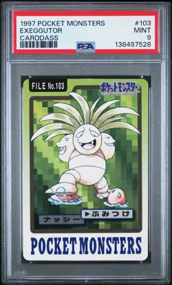PSA 9 2025 CERT POP 38 EXEGGUTOR 1997 POCKET MONSTERS CARDDASS #103 - Image 1