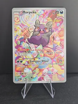 Morpeko 206/182 Illustration Rare Pokemon TCG SV04: Paradox Rift - Image 1