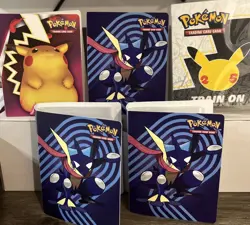 Pokemon Mini Portfolio Binder Lot Of 5 - One Sealed - Image 1