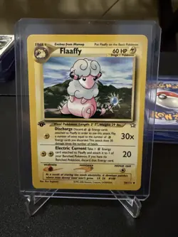 2001 Pokemon 1st Edition Neo Genesis Flaaffy | Pack Fresh - Image 1