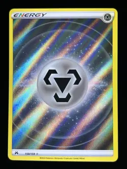 Metal Energy (Texture Full Art) 159/159 Pokemon Crown Zenith Holo (NM) - Image 1