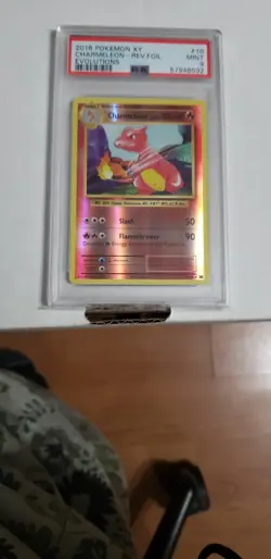Charmeleon 10/108 - Reverse Holo PSA 9 - 2016 Pokemon Evolutions - Image 3