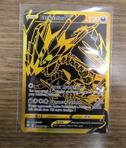 Pokemon Eternatus V SV121/SV122 Shining Fates Shiny Vault Gold Full Art NM - Image 1