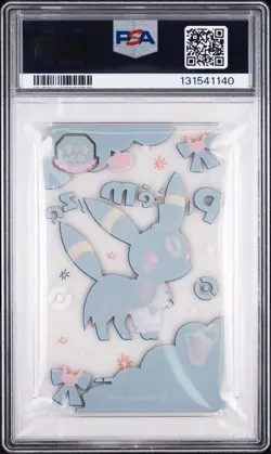 2024 POKEMON CENTER WELCOME! POKEMON CAFE HALLOWEEN CAMPAIGN UMBREON PSA 8 - Image 2