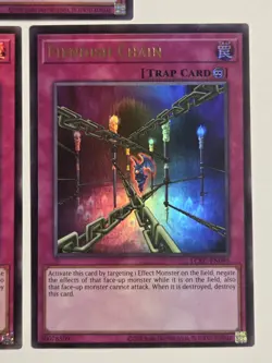 Fiendish Chain LCKC-EN095 (x3) Ultra Rare Yugioh Legendary Collection Kaiba Set - Image 4