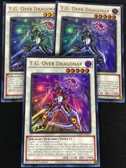 YUGIOH T.G. OVER DRAGONAR AGOV-EN035 1ST ULTRA X3 (NM) - Image 1