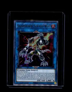 Yu-Gi-Oh! Salamangreat Sunlight Wolf BEAR-EN089 (UR) 1st Ed - Image 1