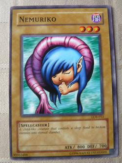 Yu-Gi-Oh! TCG Nemuriko Legend of Blue Eyes White Dragon LOB-013 Unlimited Common - Image 1