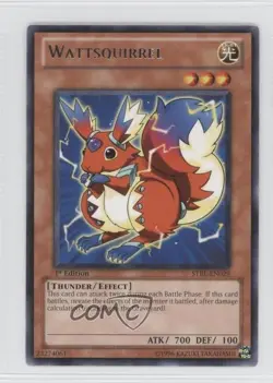 Wattsquirrel 1st Ed. YuGiOh Starstrike Blast #STBL-EN029 2010 - Image 1
