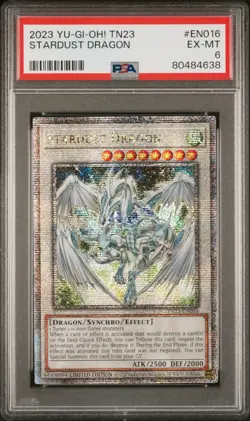 2023 YU-GI-OH! TN23 #EN016 STARDUST DRAGON PSA 6 - Image 1