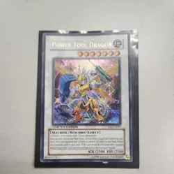 YUGIOH POWER TOOL DRAGON SECRET RARE CT06-EN001 LTD ED LP - Image 1