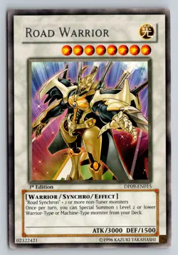 Road Warrior Rare Duelist Pack 9: Yusei 2 DP09-EN015 Lightly Played - Image 1