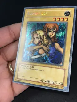 Yu-Gi-Oh! TCG Gemini Elf Secret Rare LON-000 Unlimited Mint-mint Condition - Image 3