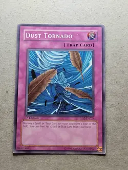 Dust Tornado - SD2-EN024 - 1st Edition - YuGiOh-HP Crease - Image 1