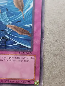 Dust Tornado - SD2-EN024 - 1st Edition - YuGiOh-HP Crease - Image 2