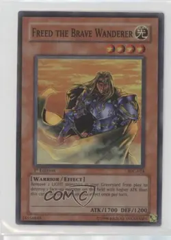 Freed the Brave Wanderer 1st Ed. YuGiOh Invasion of Chaos #IOC-014 2004 - Image 1