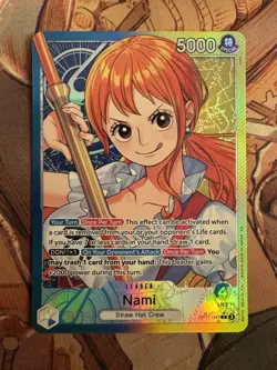 One Piece TCG OP-11 Nami Leader Alternate Art OP11-041 A Fist of Divine Speed - Image 1