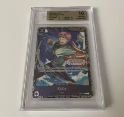 2024 One Piece Promo Treasure Cup Top 64 Koby #098 BGS 10 PRISTINE - Image 1