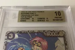 2024 One Piece Promo Treasure Cup Top 64 Koby #098 BGS 10 PRISTINE - Image 3
