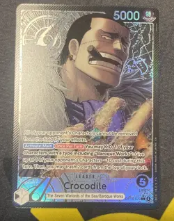 One Piece Crocodile Alt Art Leader OP14-079 The Azure Sea's Seven In Hand NM - Image 1