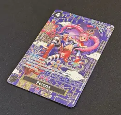 Perona OP06-093 OP14 SP Alternate Art Azure Sea's Seven One Piece English NM - Image 3