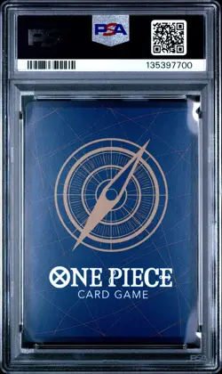 2025 ONE PIECE JPN PROMOS OFFICIAL EVENT TOP PRIZE #014 MONKEY D. LUFFY PSA 9 - Image 2