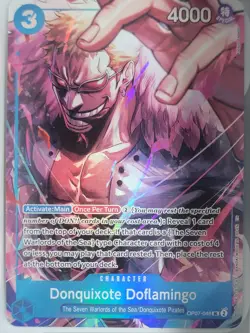 Donquixote Doflamingo One Piece TCG OP07-048 Seven Warlords of Sea English Promo - Image 1