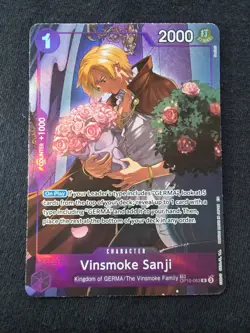 Vinsmoke Sanji OP10-063 (TR) Treasure Rare OP12 Legacy of The Master One Piece - Image 1