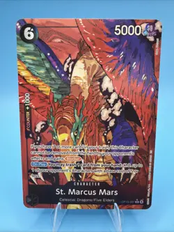 One Piece TCG English OP13-091 St. Marcus Mars Alt Art Parallel - Image 1