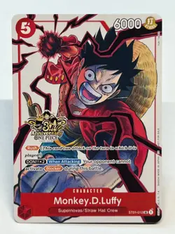 Monkey.D.Luffy ST01-012 3rd Anniversary Tournament - GRADEABLE - - Image 2
