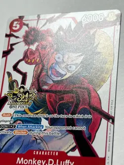 Monkey.D.Luffy ST01-012 3rd Anniversary Tournament - GRADEABLE - - Image 5