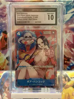 Boa Hancock P-066 One Piece Japanese Promo CGC Graded 10 - Image 1