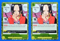 2x You'll Frighten Me... OP14-118 R | The Azure Sea’s Seven | One Piece TCG | EN - Image 1